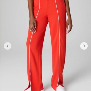 Spanx AirEssentials "Poppy" Pique Straight Leg Pant - SMALL (S)